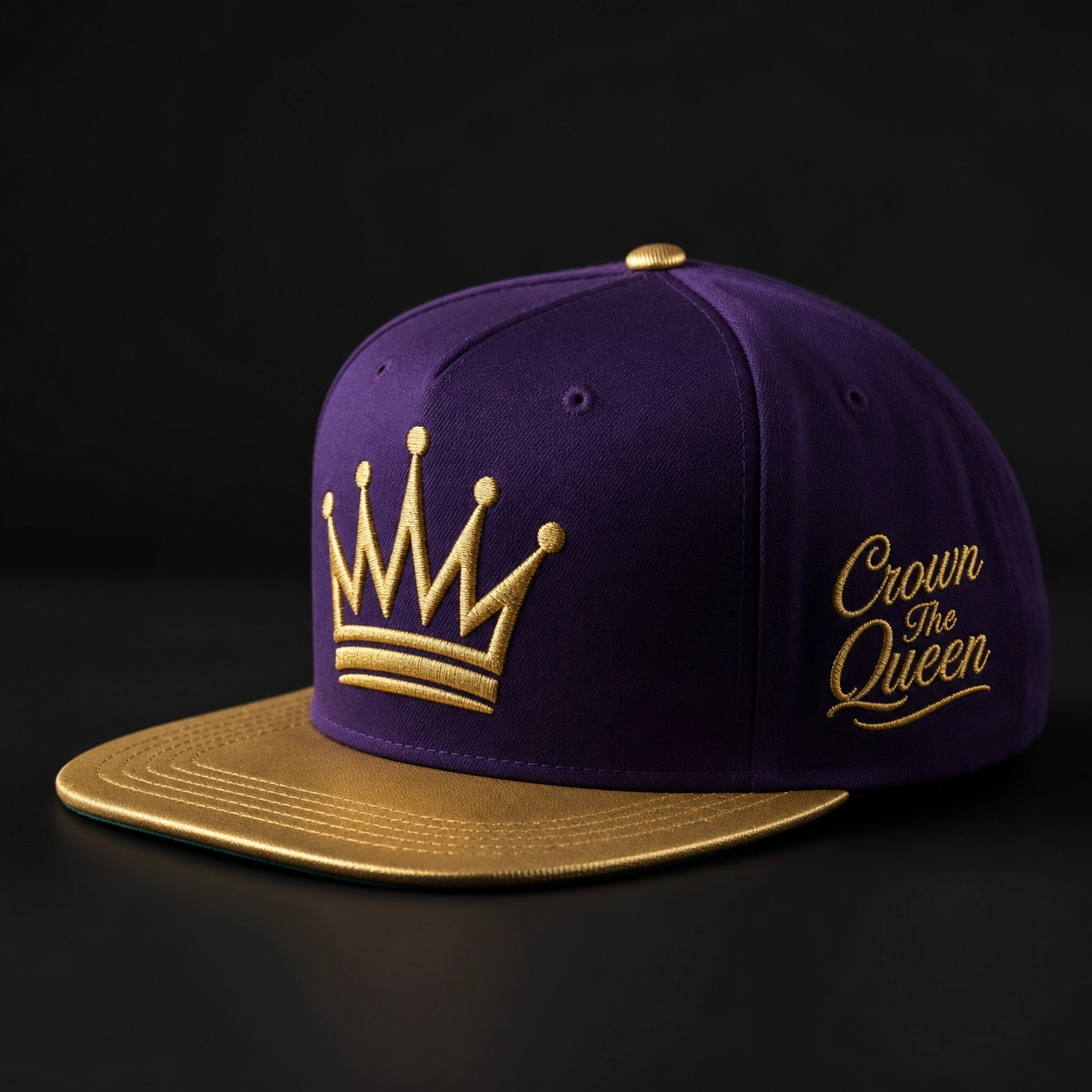 Crown Snapback Hat